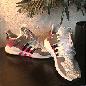 Adidas EQT Pink Black White Gray YOUTH 6